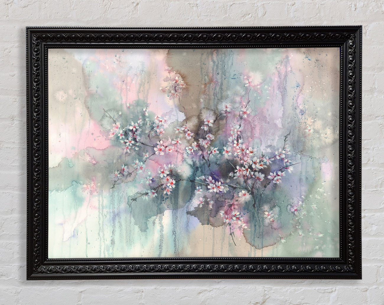 Abstract Flower Paradise Framed Print