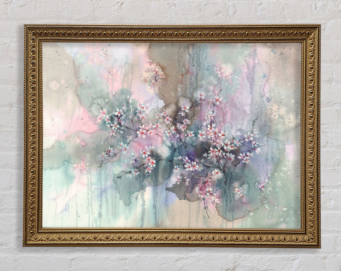 Abstract Flower Paradise Framed Print