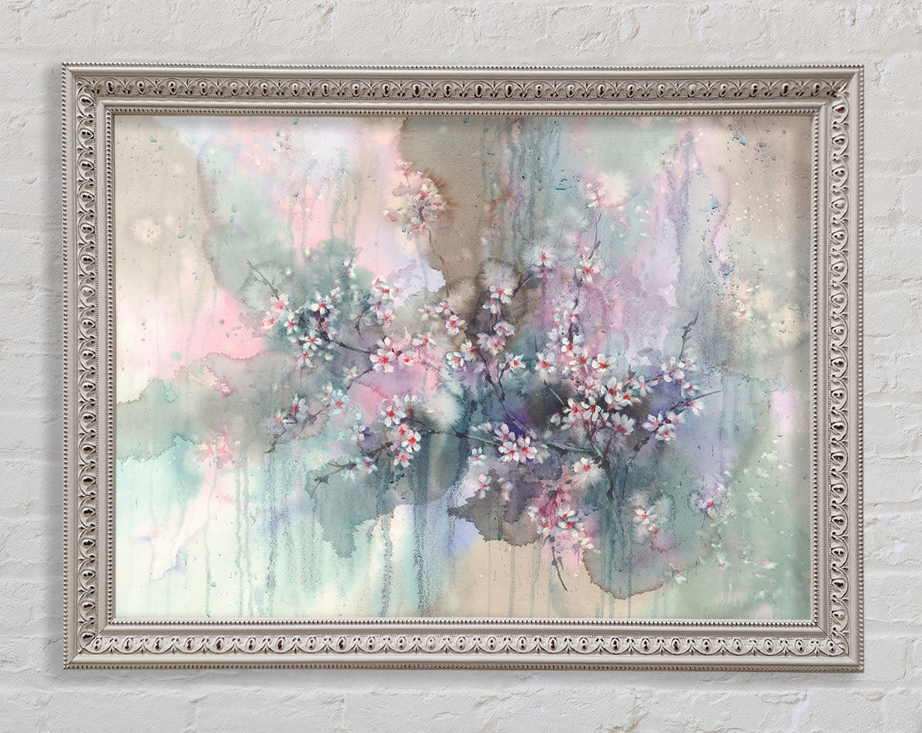 Abstract Flower Paradise Framed Print