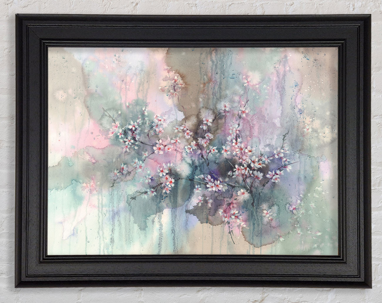 Abstract Flower Paradise Framed Print