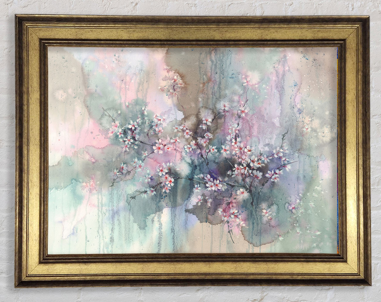 Abstract Flower Paradise Framed Print