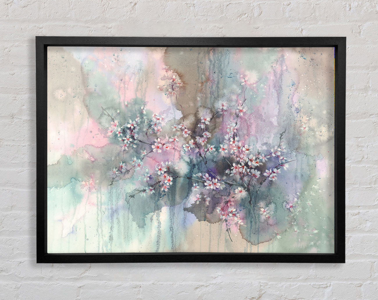 Abstract Flower Paradise Framed Print