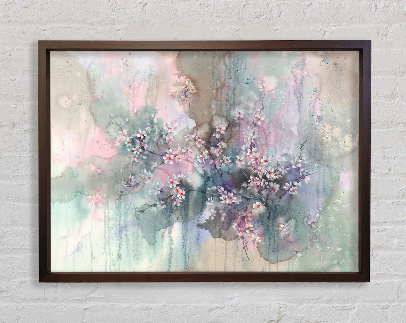 Abstract Flower Paradise Framed Print