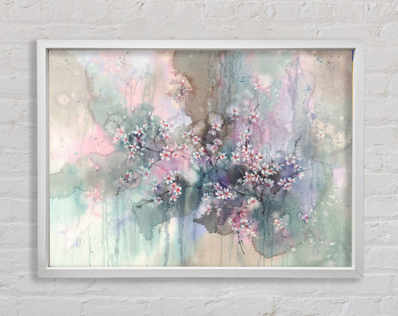 Abstract Flower Paradise Framed Print