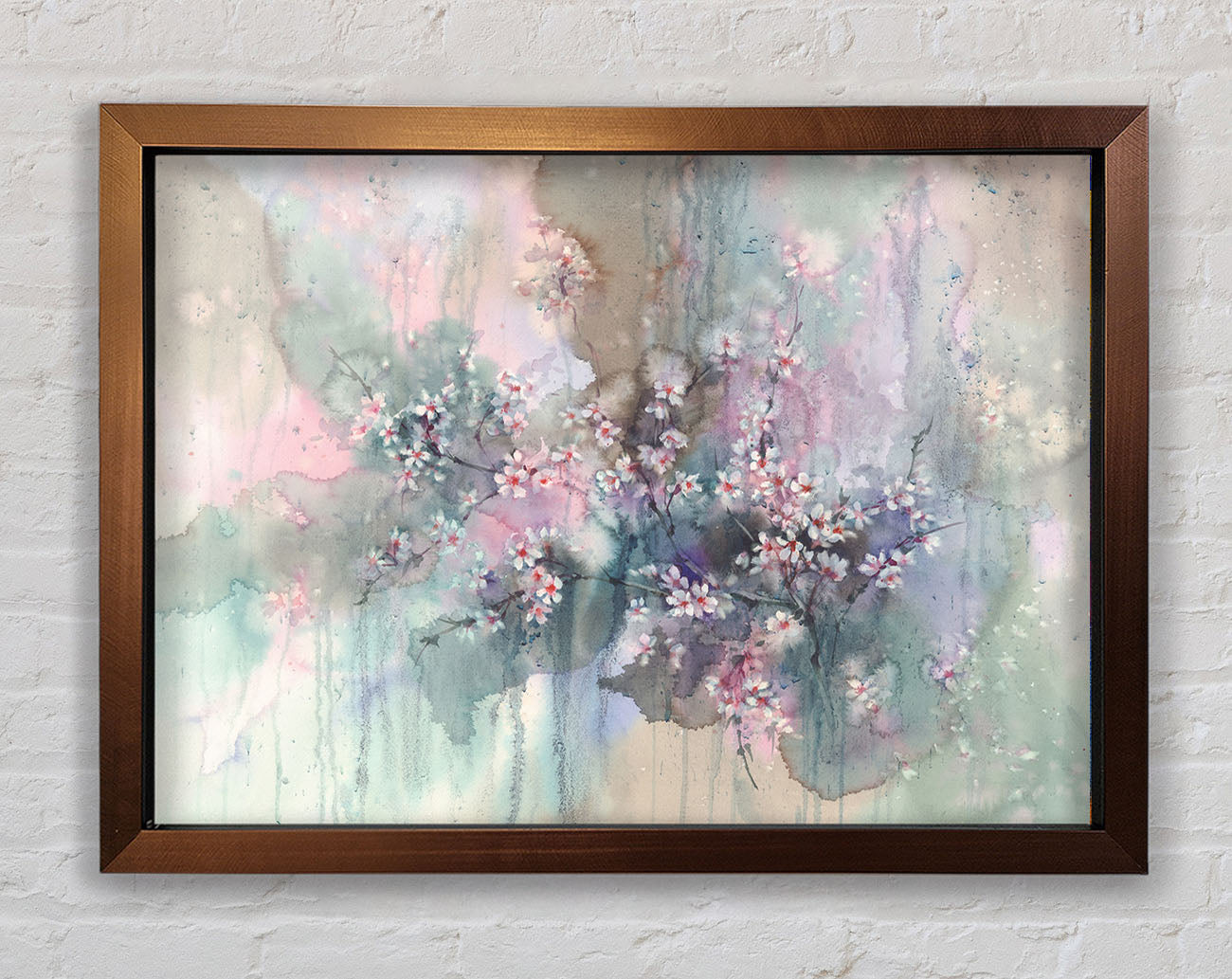 Abstract Flower Paradise Framed Print