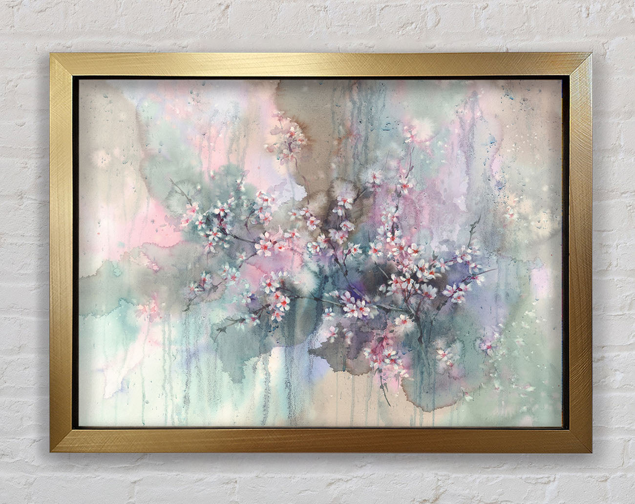 Abstract Flower Paradise Framed Print