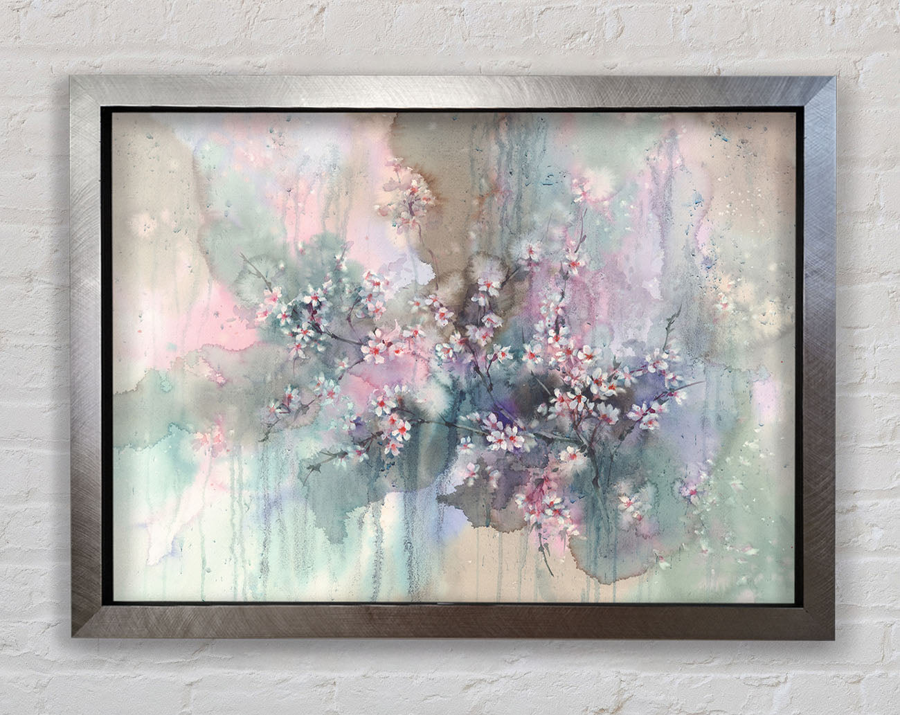 Abstract Flower Paradise Framed Print
