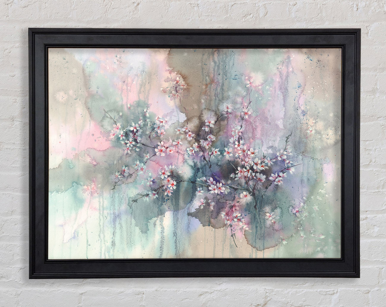 Abstract Flower Paradise Framed Print