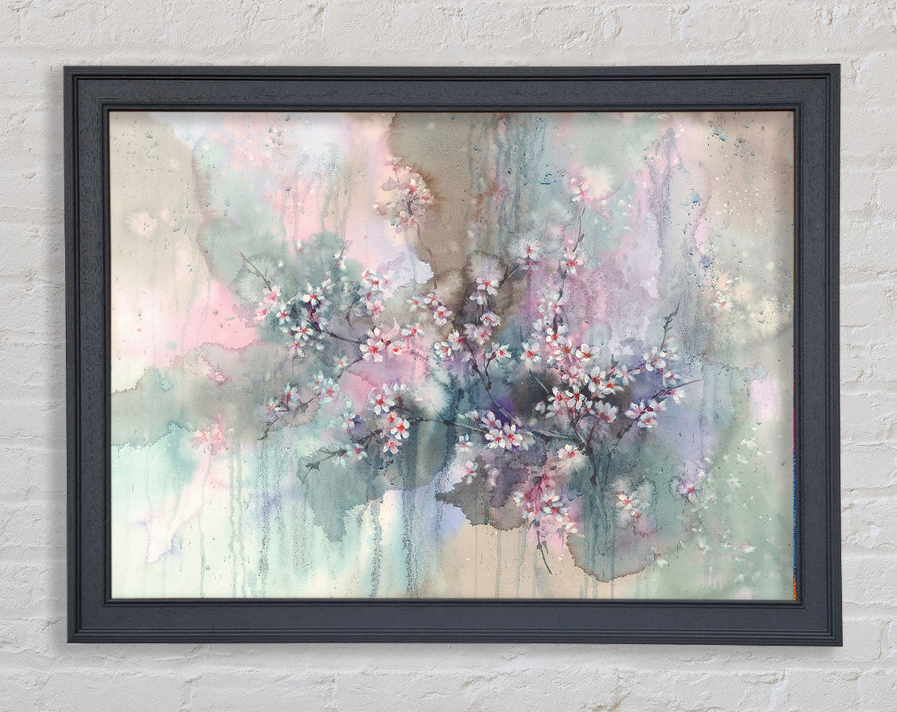 Abstract Flower Paradise Framed Print