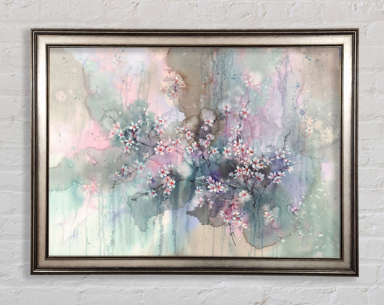 Abstract Flower Paradise Framed Print