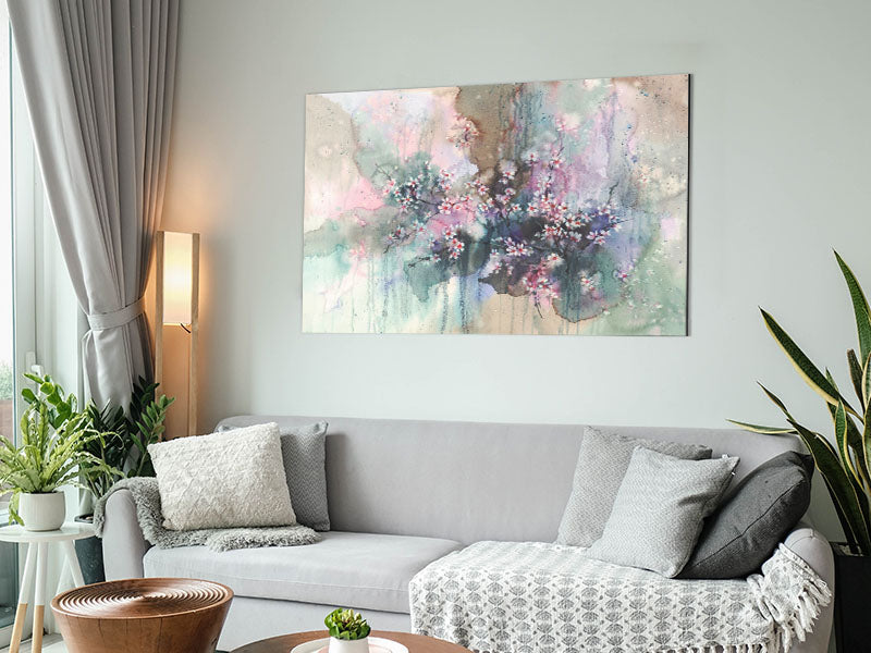 Abstract Flower Paradise Metal Print