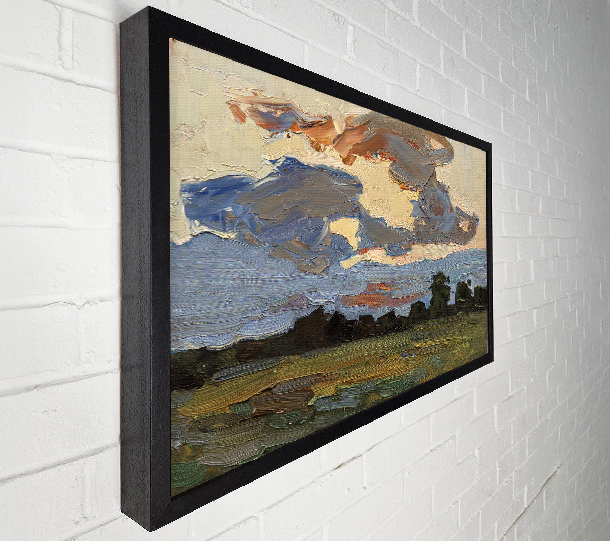 Abstract Countryside Canvas Art