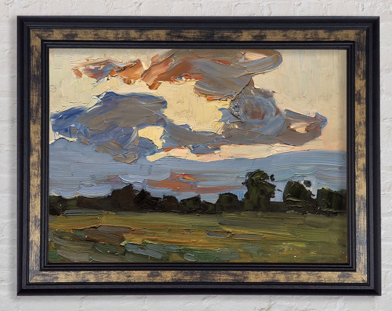 Abstract Countryside Framed Print