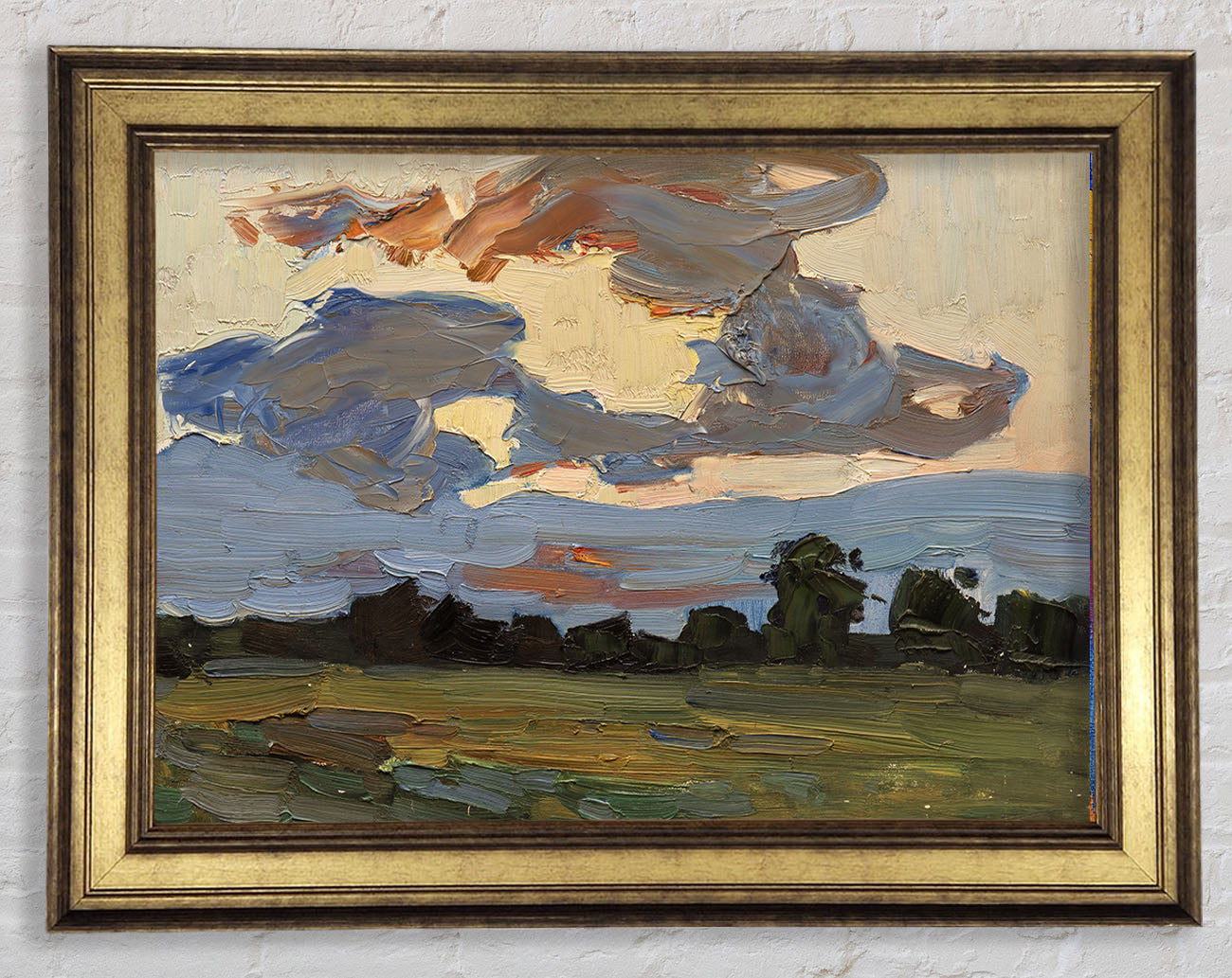 Abstract Countryside Framed Print