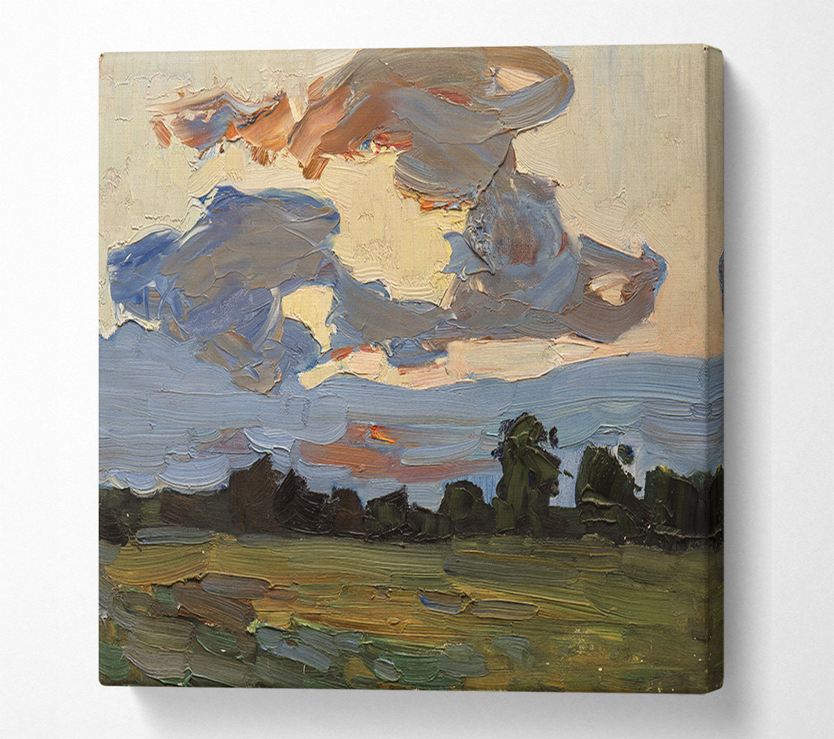 Abstract Countryside Canvas Art