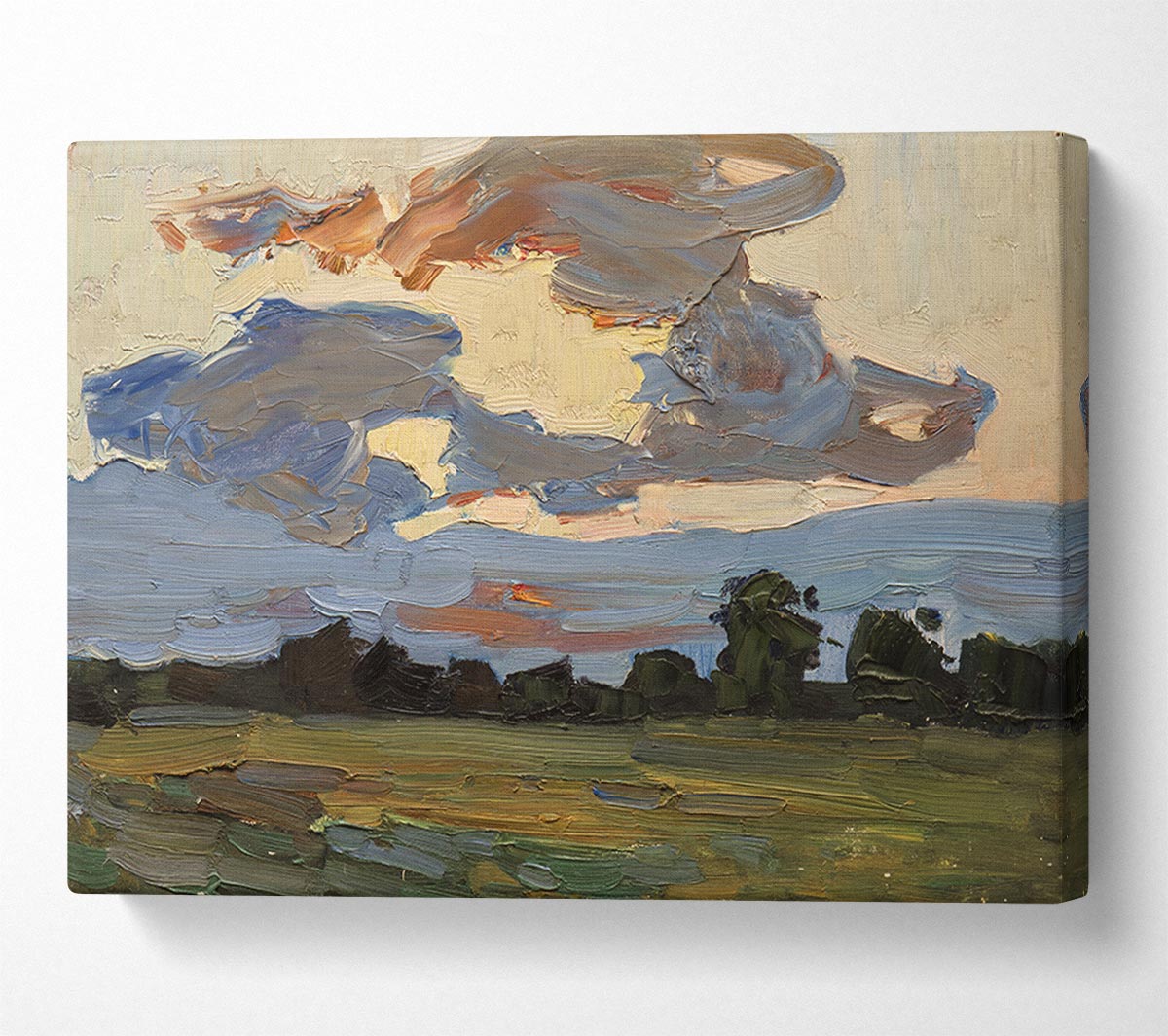 Abstract Countryside Canvas Art
