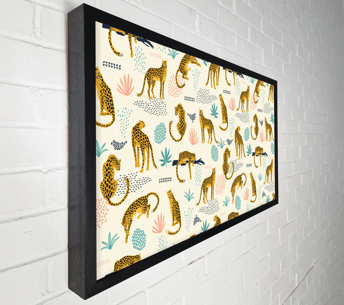 The Lovely Leopard Pattern Canvas Wall Art