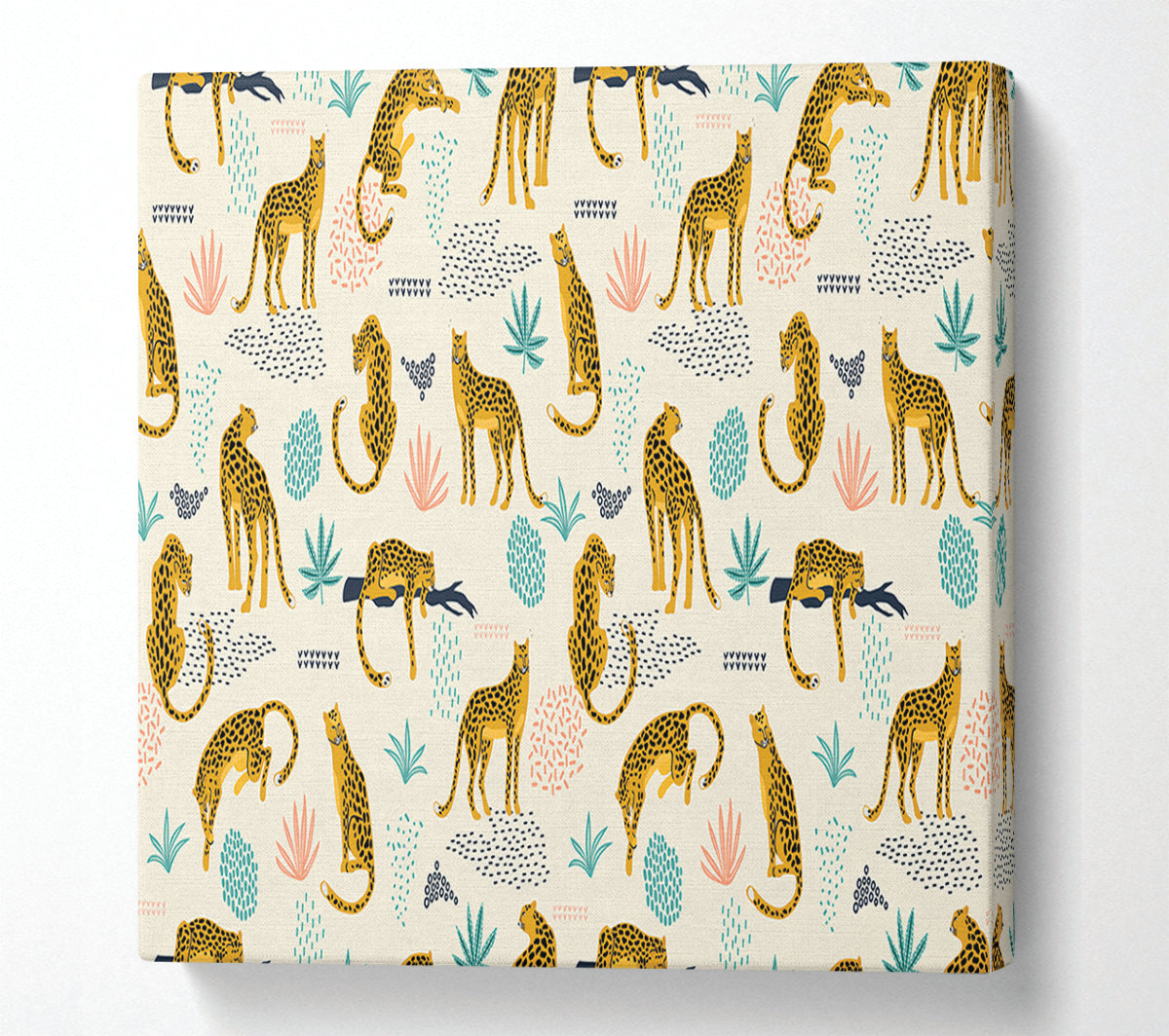 The Lovely Leopard Pattern Canvas Wall Art