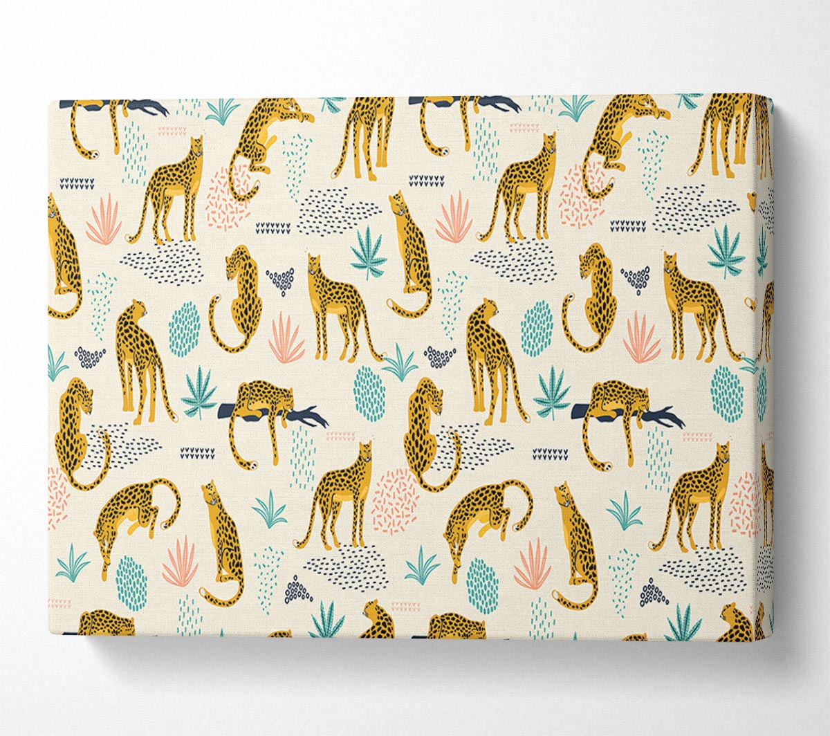 The Lovely Leopard Pattern Canvas Wall Art