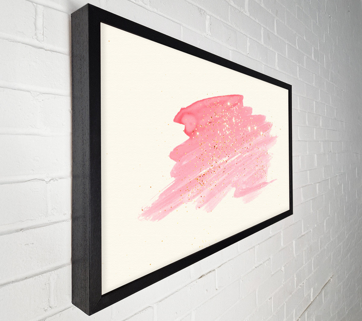 Pink Scribble Canvas Wall Art
