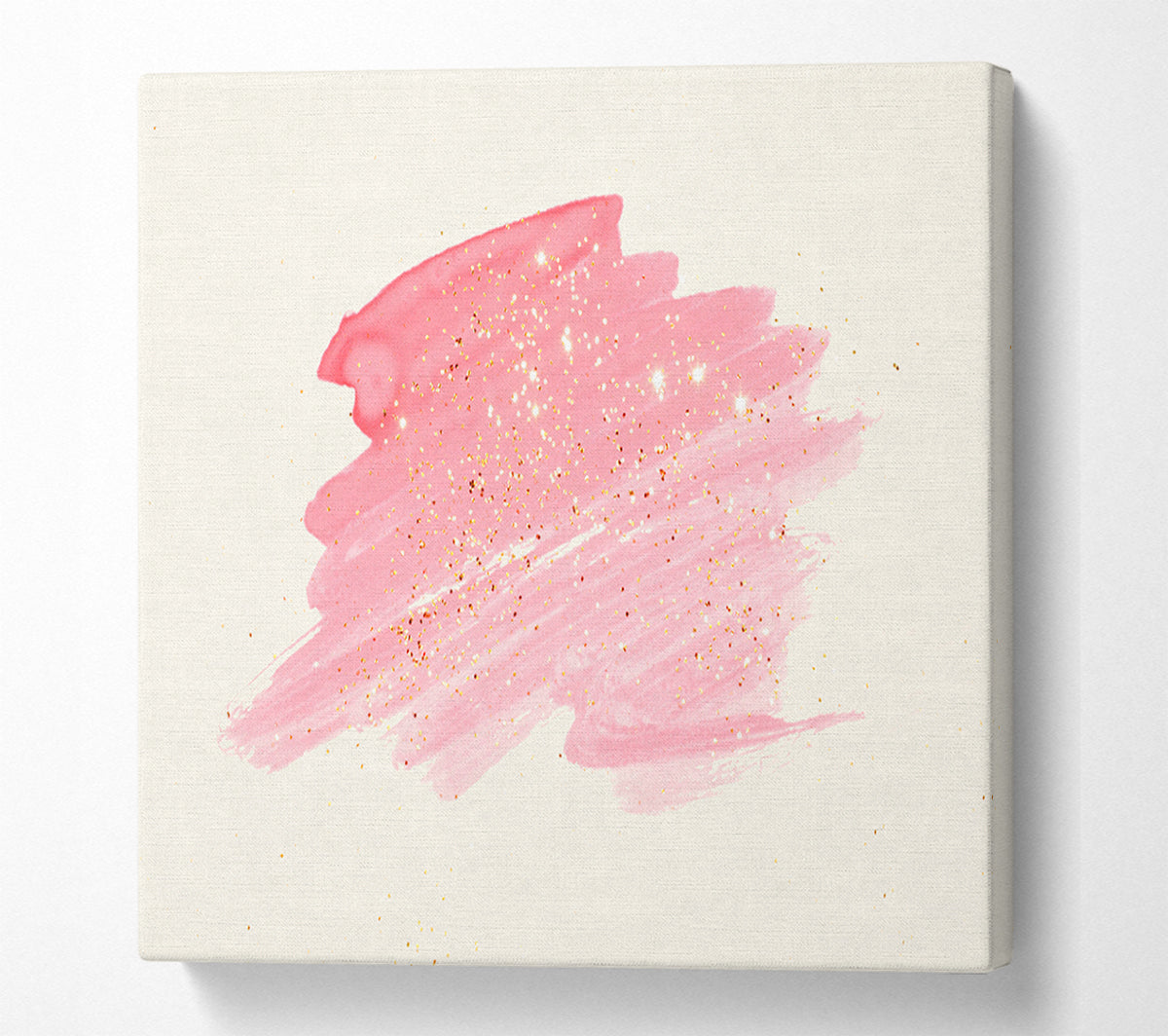 Pink Scribble Canvas Wall Art
