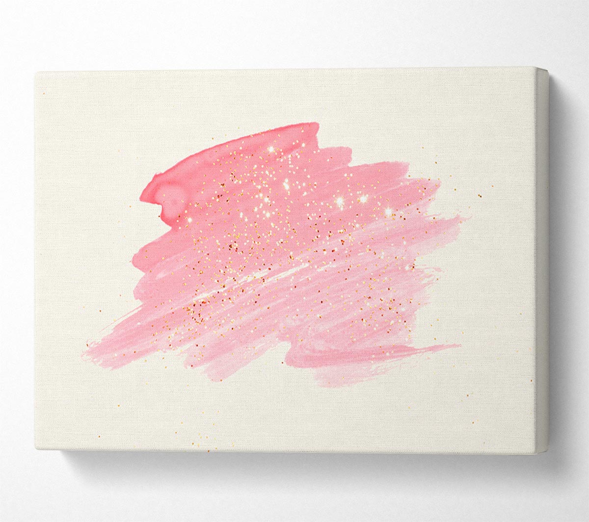 Pink Scribble Canvas Wall Art