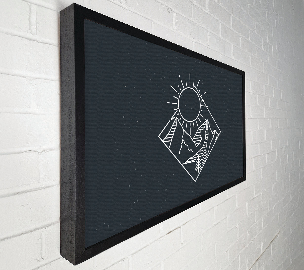 The Mountain Sun Camper Canvas Wall Art