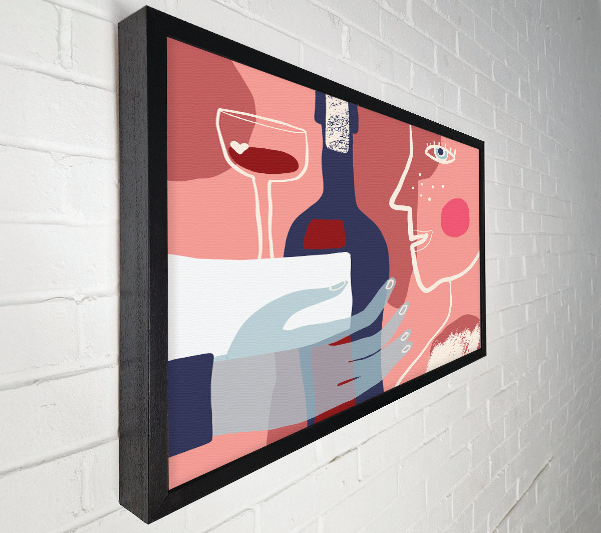 A Drink Of Wine Canvas Print