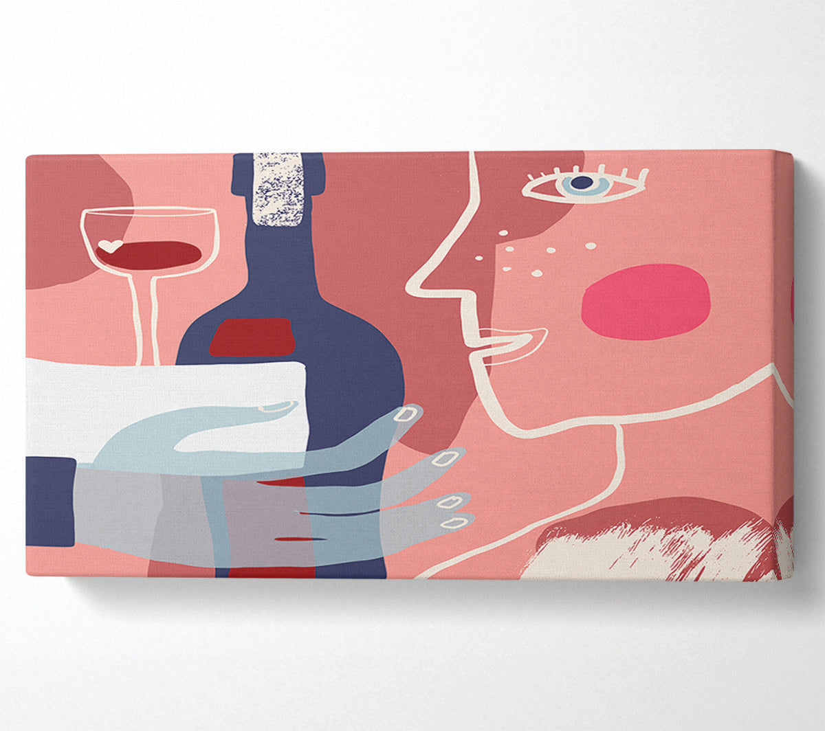 A Drink Of Wine Canvas Print
