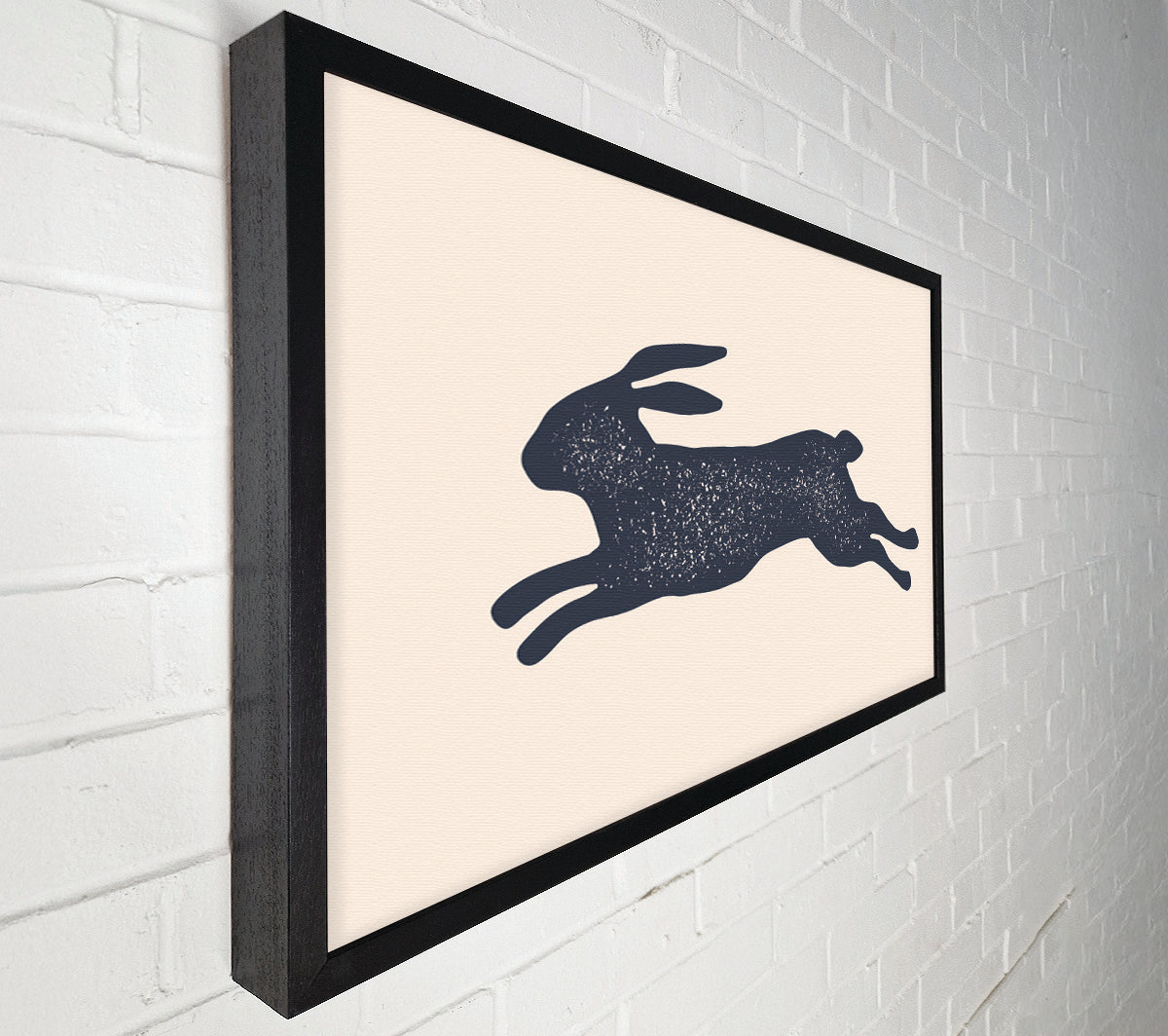 The Bouncing Hare Canvas Wall Art