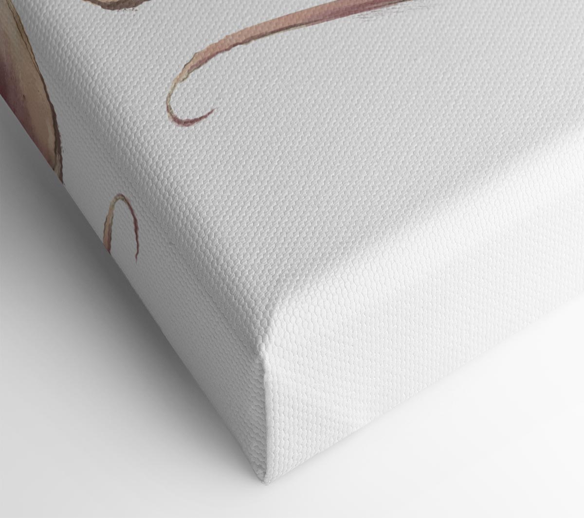 The Little Mouse Crouching Canvas Wall Art