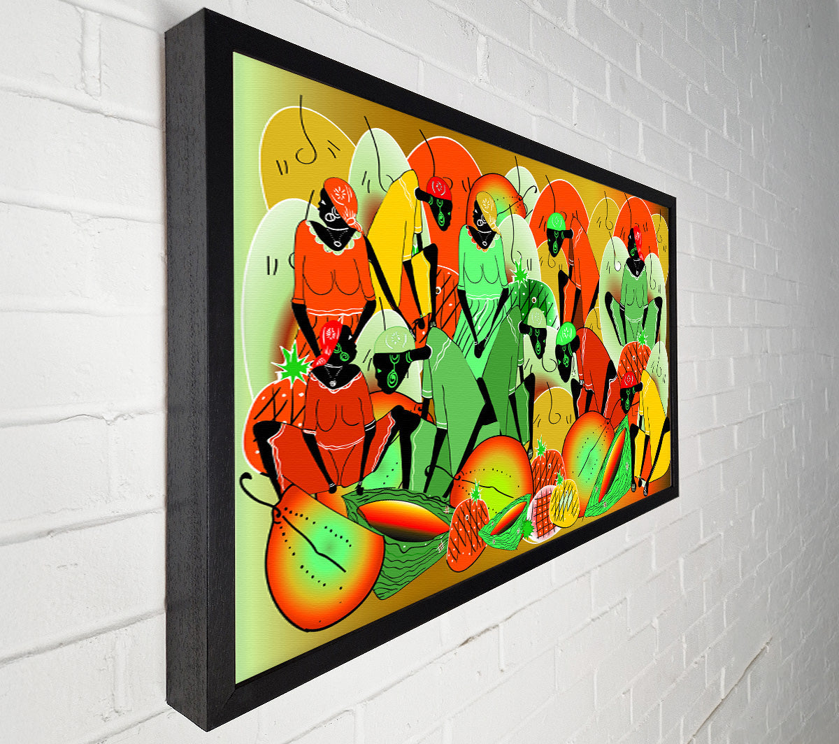 The Vibrant Tribe Canvas Wall Art