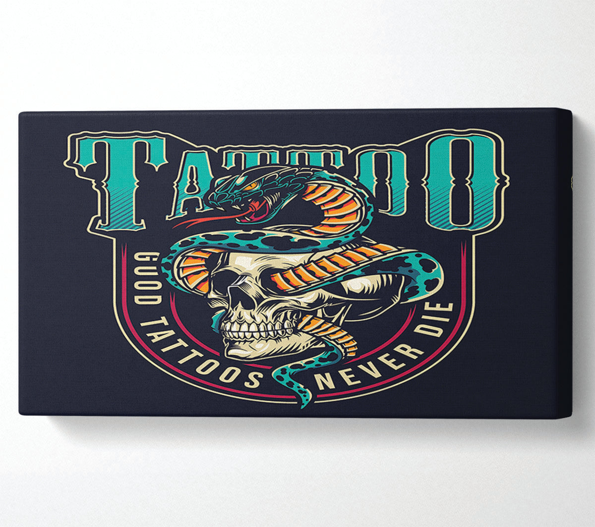 Good Tattoos Never Die Canvas Print