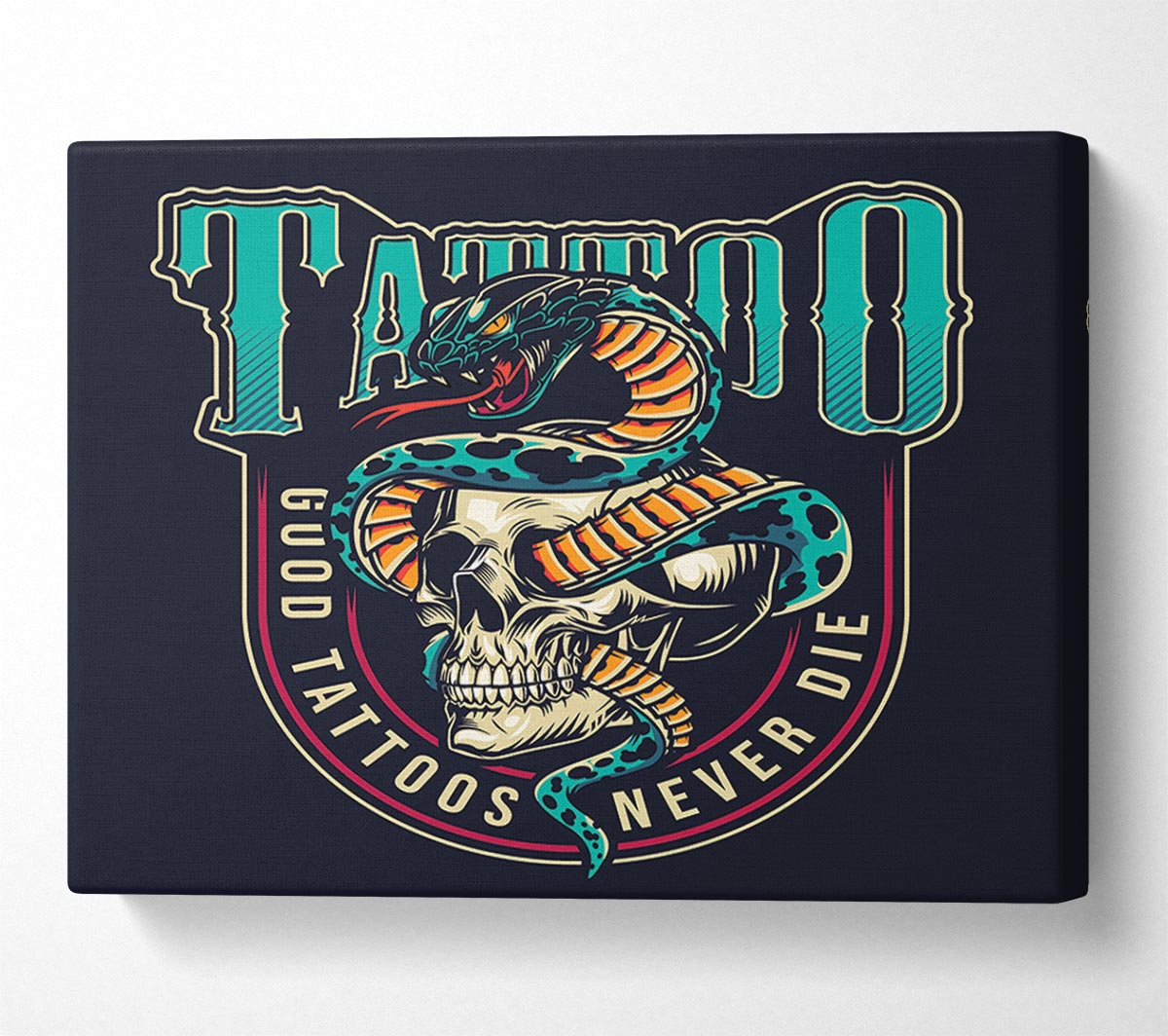 Good Tattoos Never Die Canvas Print