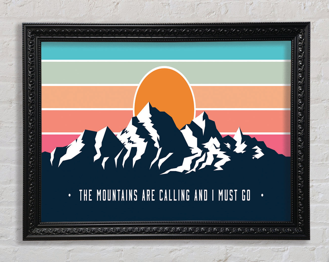 The Mountains Call Framed Print
