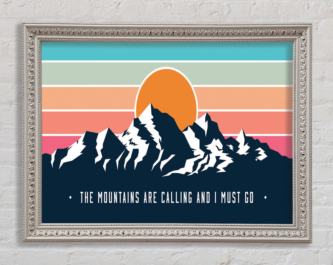 The Mountains Call Framed Print