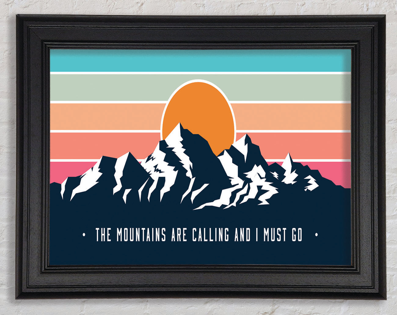The Mountains Call Framed Print