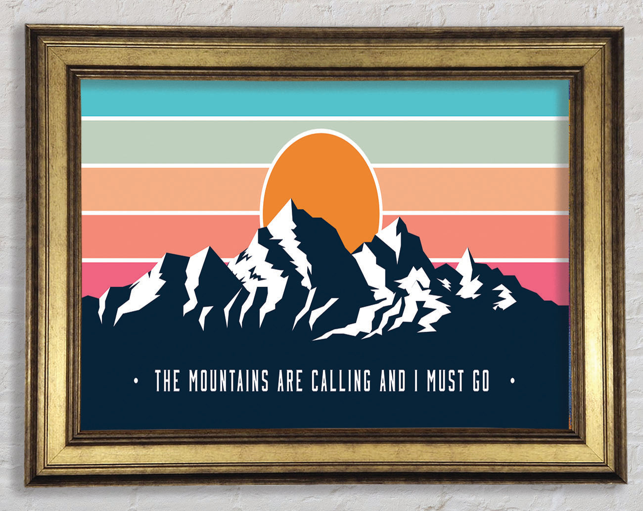 The Mountains Call Framed Print