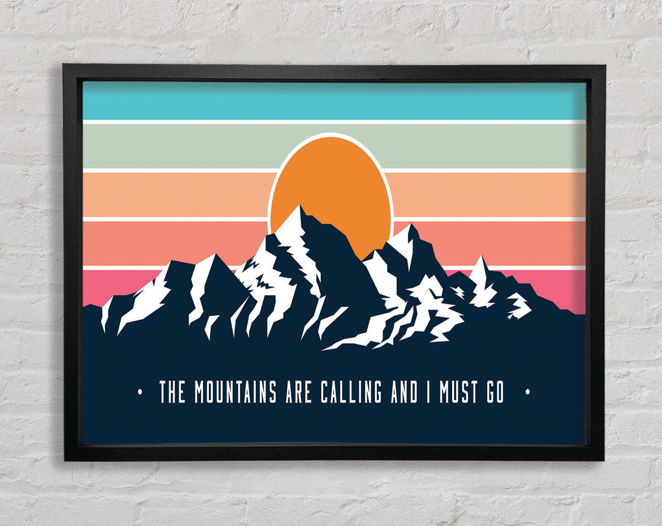 The Mountains Call Framed Print
