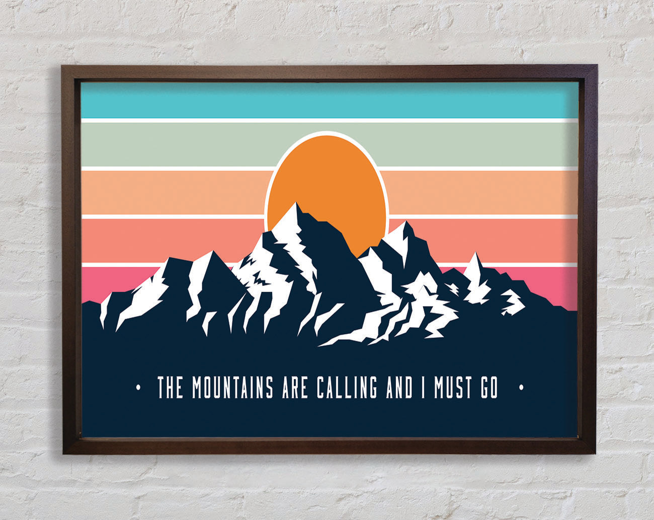 The Mountains Call Framed Print