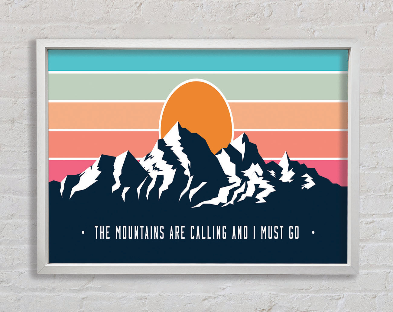 The Mountains Call Framed Print