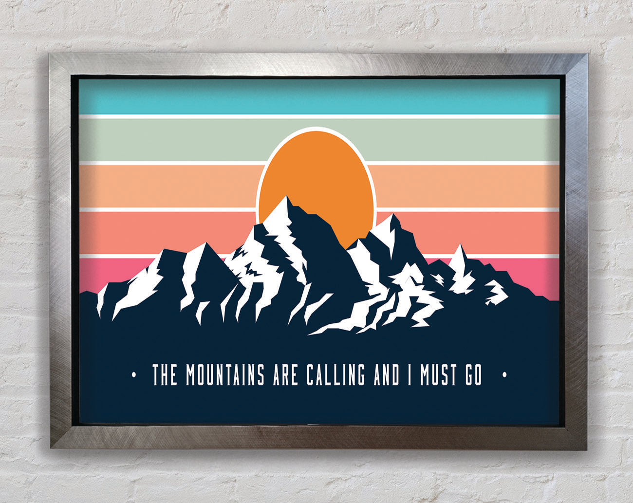 The Mountains Call Framed Print