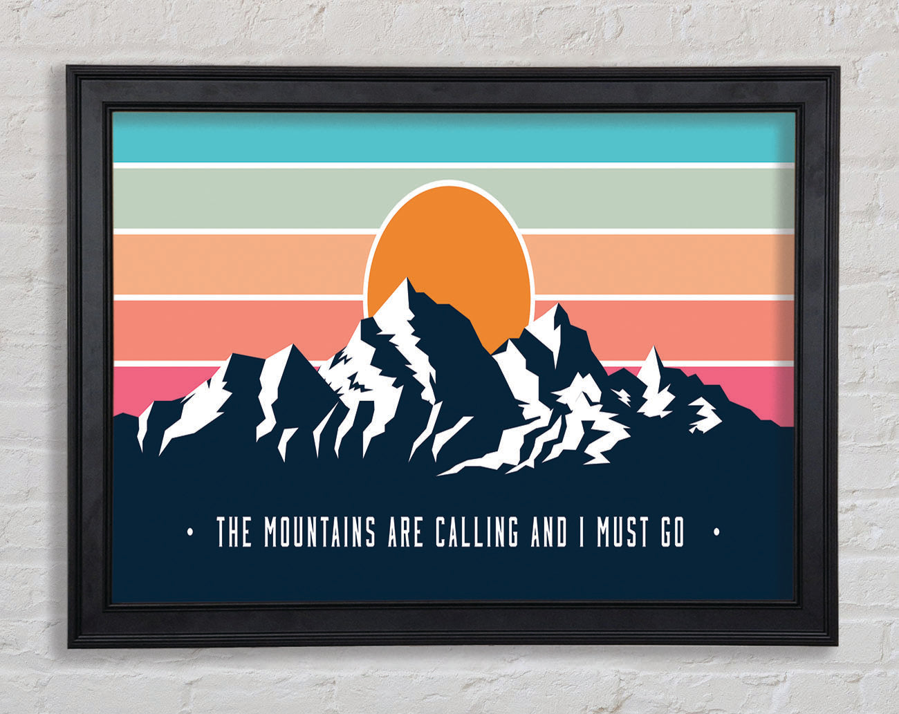 The Mountains Call Framed Print