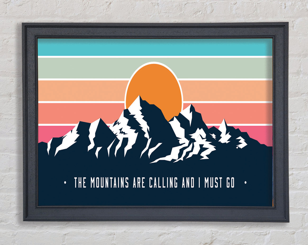 The Mountains Call Framed Print