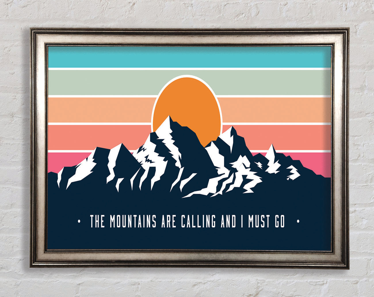 The Mountains Call Framed Print