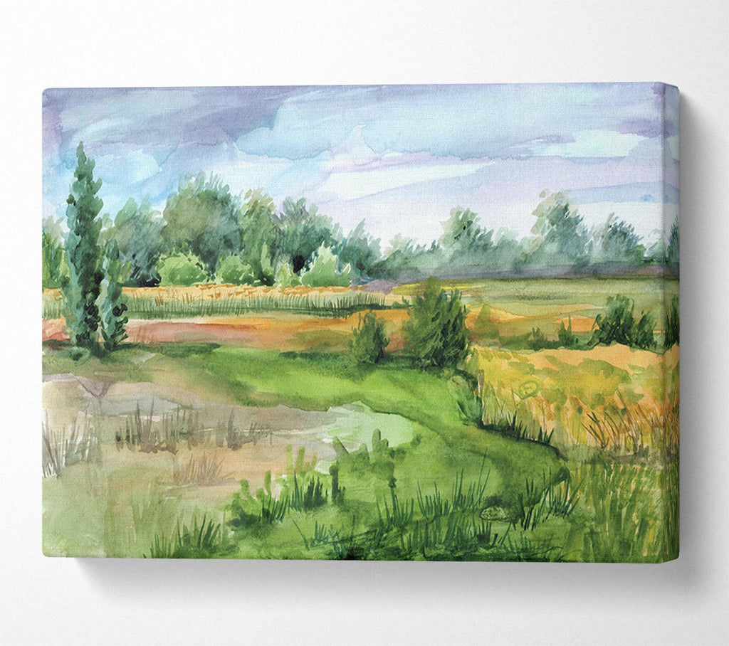 A Trip To The Countryside Canvas Art