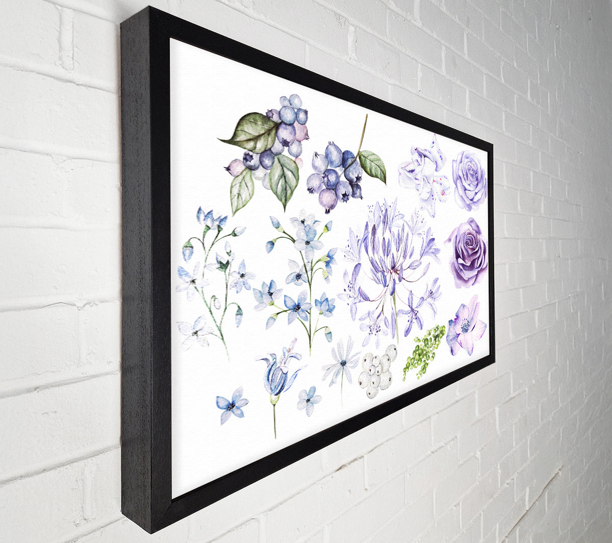 The Lilac Flower Collection Canvas Wall Art