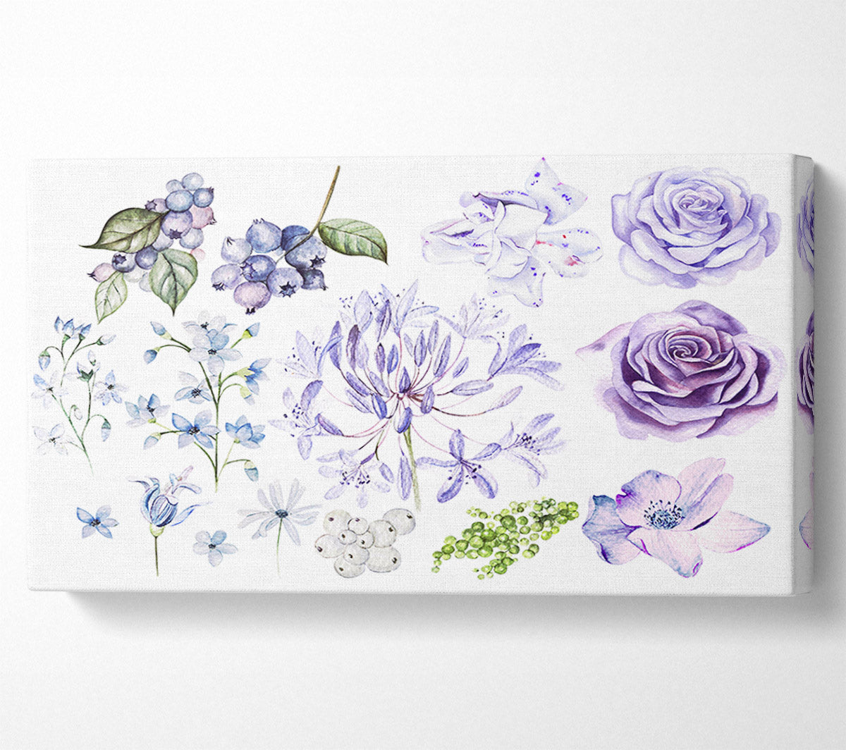 The Lilac Flower Collection Canvas Wall Art