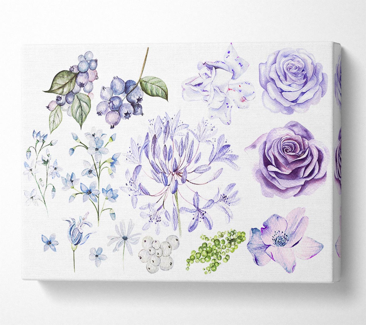 The Lilac Flower Collection Canvas Wall Art