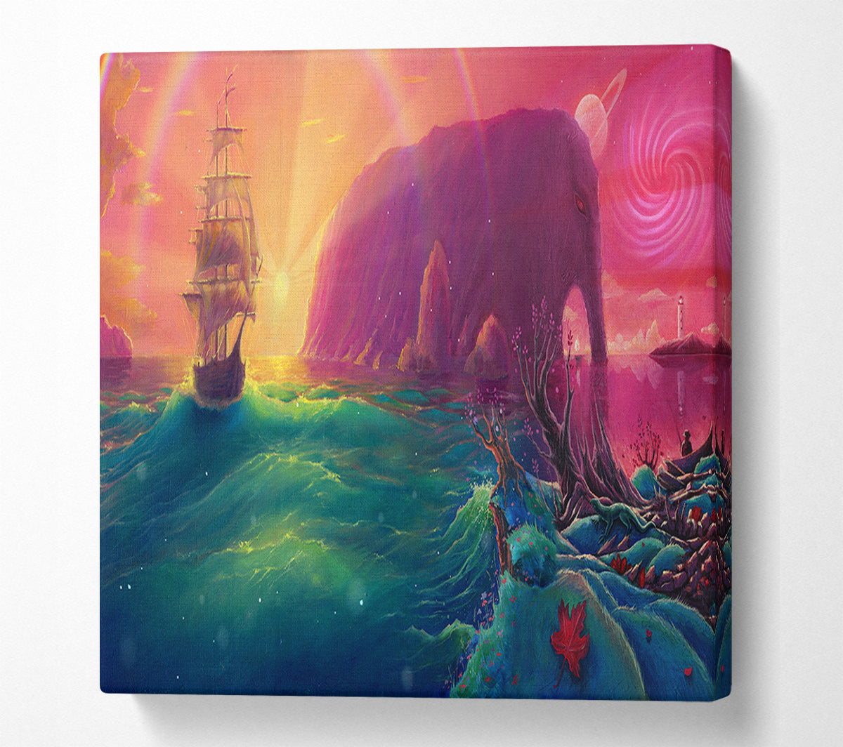 The Elephant Creature Canvas Wall Art